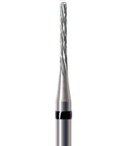 Fresa paralela con dentado cruzado, punta redonda HF364XFR-010